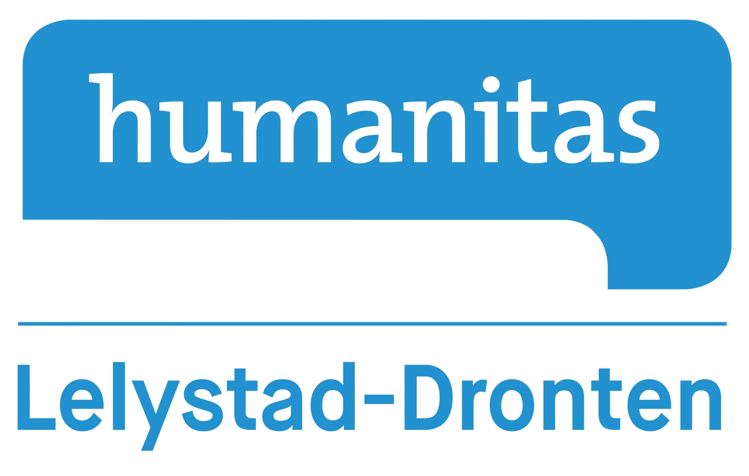 Het logo van Humanitas Lelystad-Dronten